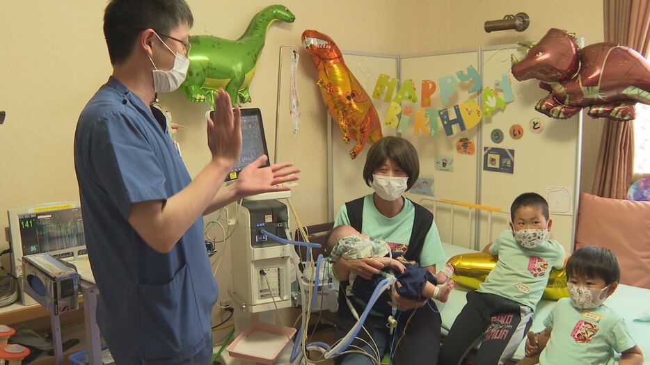 県立こども病院（5月1日、安曇野市）