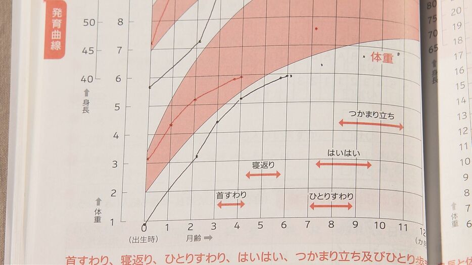 母子手帳への記録は途中で止まってしまう