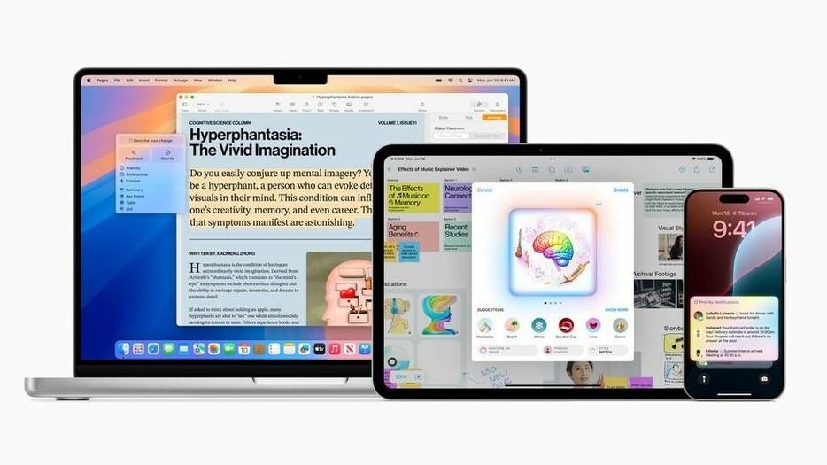 Appleの人工知能「Apple Intelligence」が使える機種はこちら #WWDC24