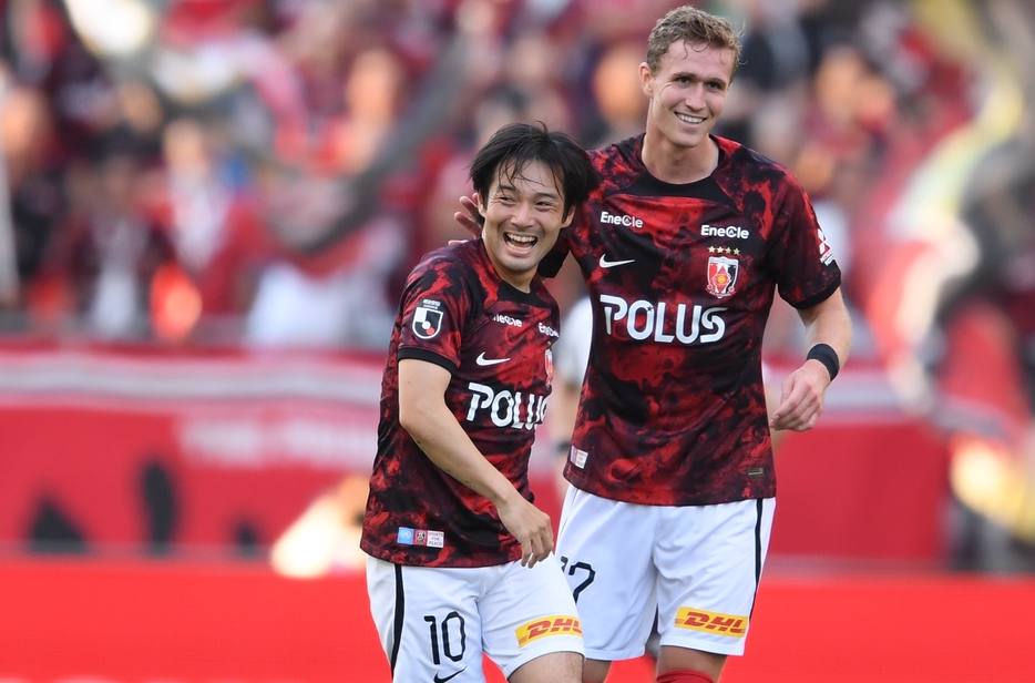 神戸戦で印象的なプレーを披露した浦和の10番、中島翔哉（写真◎J.LEAGUE）