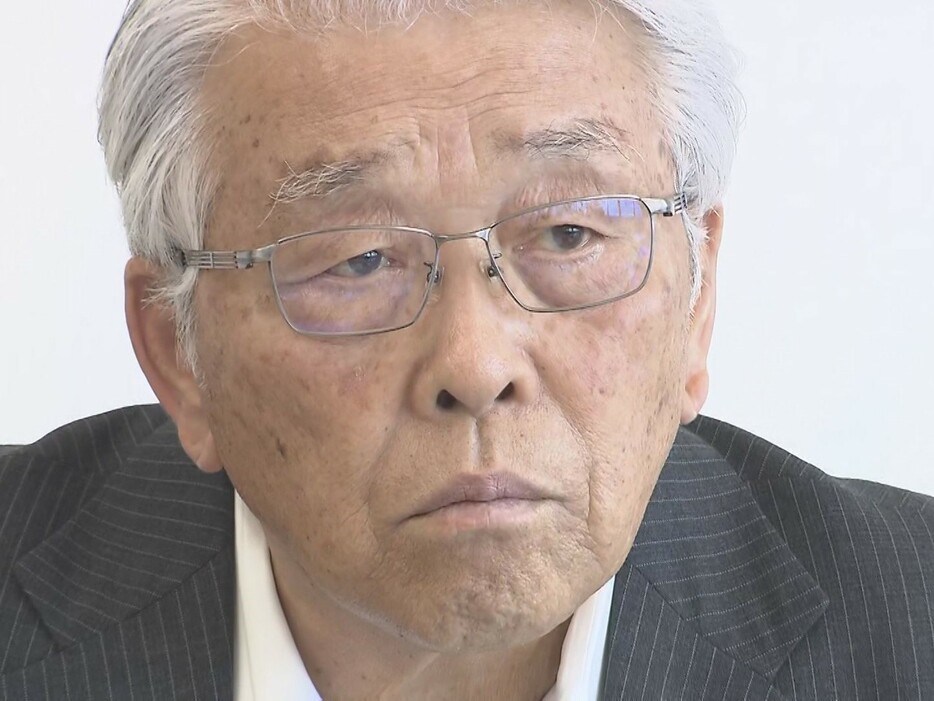 逮捕された池田町の前町長・岡崎和夫容疑者