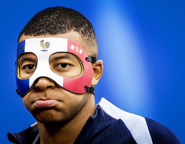 マスクを装着したムバッペ photo/Getty Images