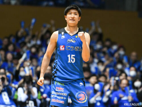 島根との選手契約基本合意が発表された白濱僚祐 [写真]＝B.LEAGUE