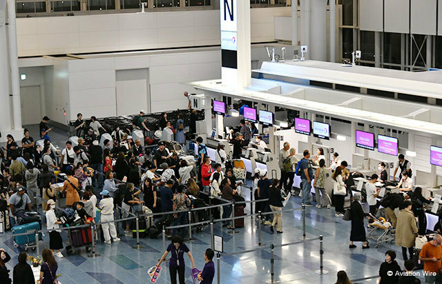 3月の国際線旅客数が過去最高となった羽田空港＝PHOTO: Yusuke KOHASE/Aviation Wire