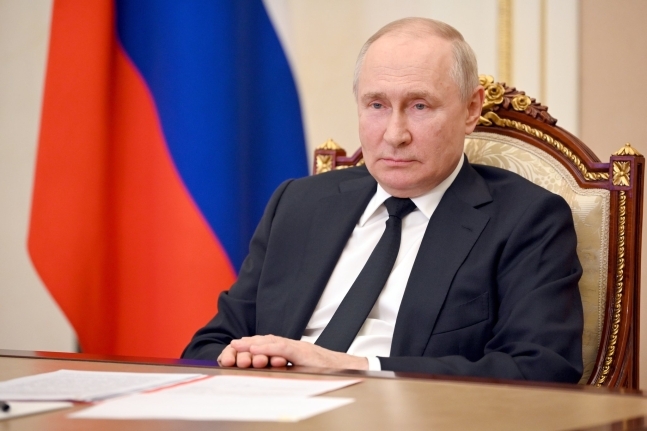 ロシアのプーチン大統領。［写真　ロシア大統領府］