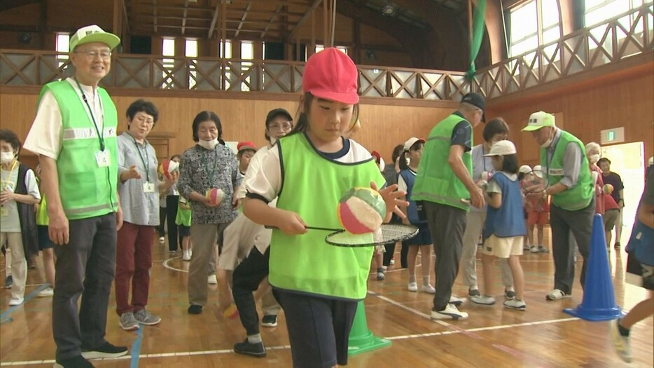 三重県尾鷲市で行われたミニ運動会