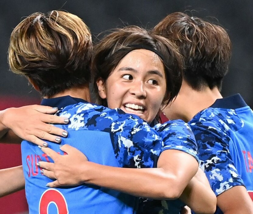 サッカー女子日本代表時代の岩渕真奈さん