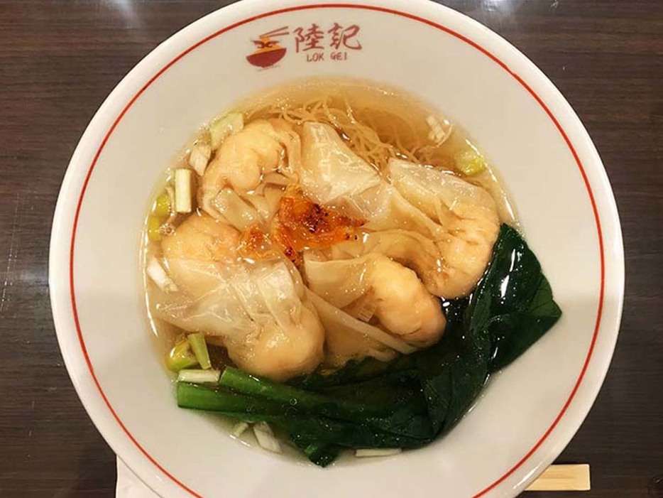 「海老ワンタン麺」