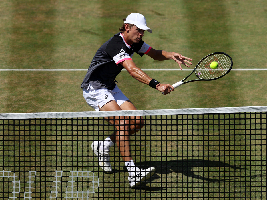 写真は2023年シンチ選手権（イギリス・ロンドン）でのアレックス・デミノー（オーストラリア）（Getty Images）