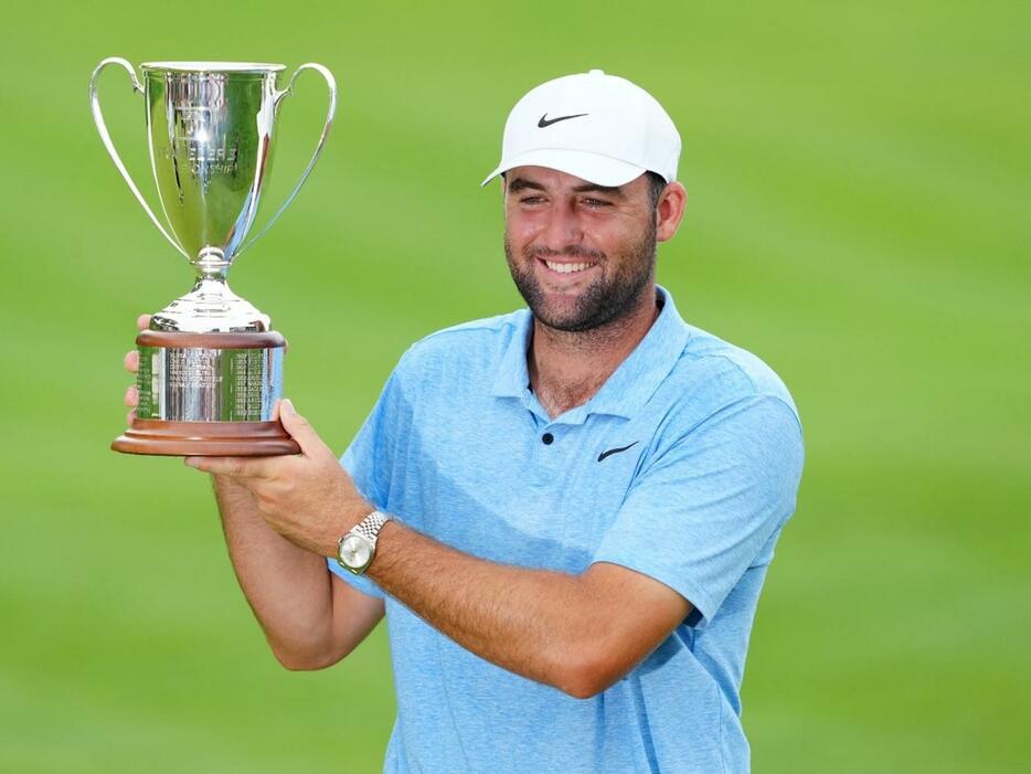 トラベラーズ選手権を制し、今季6勝目を挙げたスコッティ・シェフラー（撮影/Blue Sky Photos）