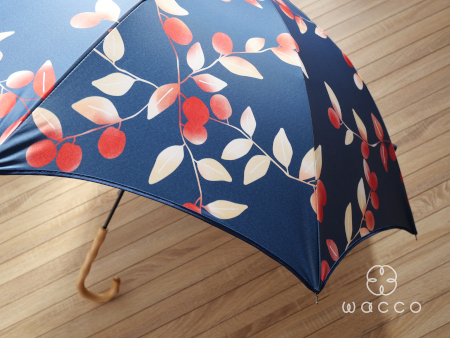 サントス、新たな傘ブランド「wacco」を発表。和のぬくもり、ゆらぎ、やすらぎを感じられる晴雨兼用傘