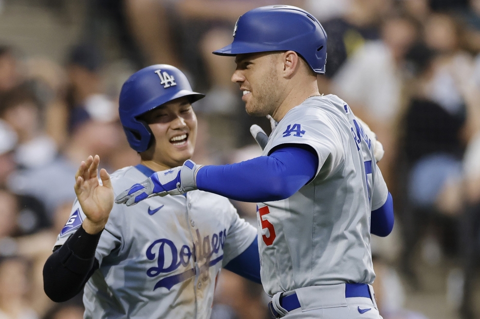 大谷を「どんなに素晴らしい選手か」と絶賛したフリーマン。(C)Getty Images