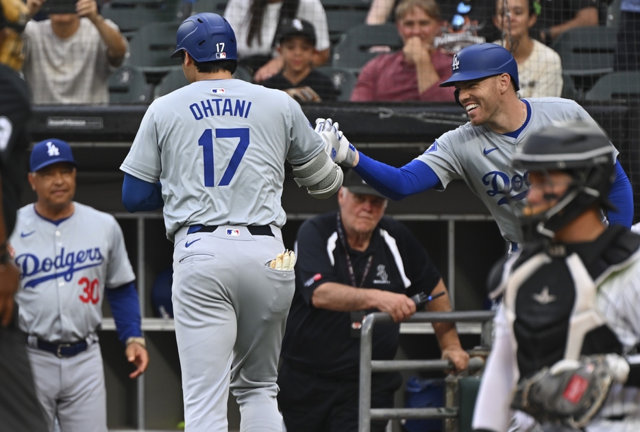 大谷とフリーマンのMVP男2人の活躍がチームに勝利をもたらした(C)Getty Images