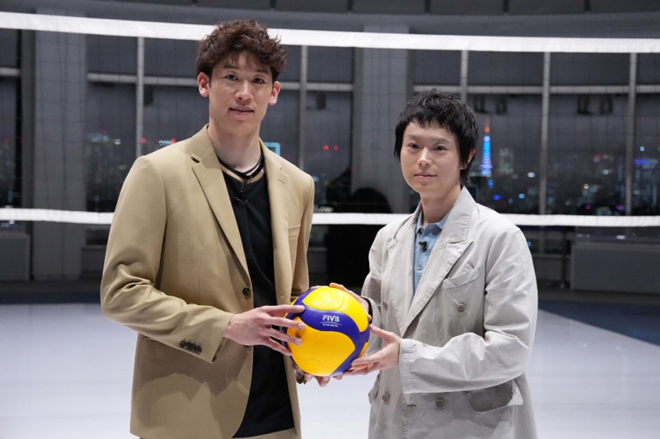 バレーボール男子日本代表キャプテンの石川祐希選手と対面した菅田将暉