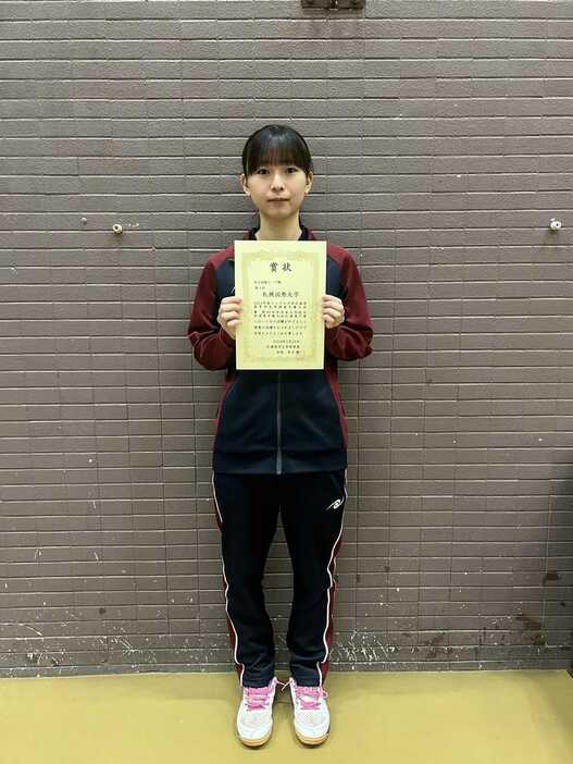 写真：札幌国際大学（主将のみ）/提供：北海道学生卓球連盟