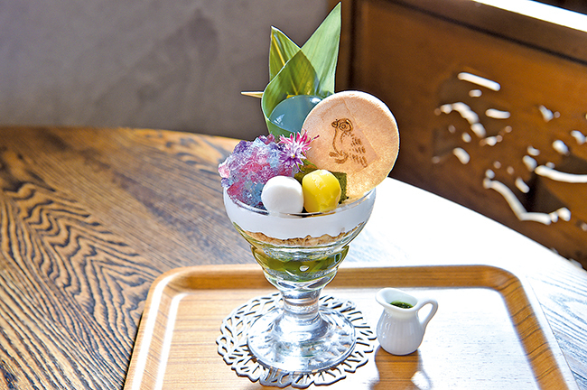紫陽花抹茶パフェ／1,100円
