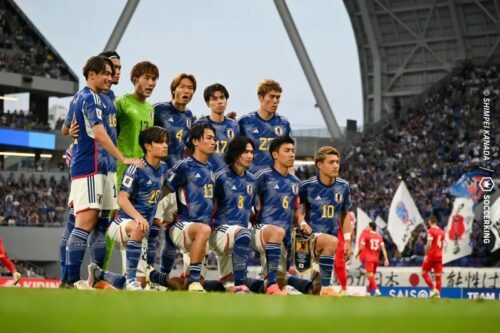 アジア最終予選に臨む日本代表 [写真]＝金田慎平