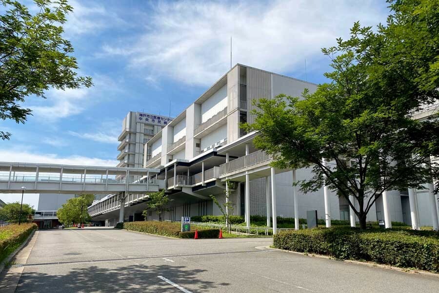 ポートアイランド南部に整備された神戸医療産業都市（画像：高田泰）