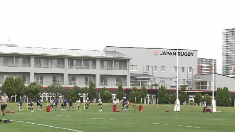 ラグビー日本代表が練習を一般公開