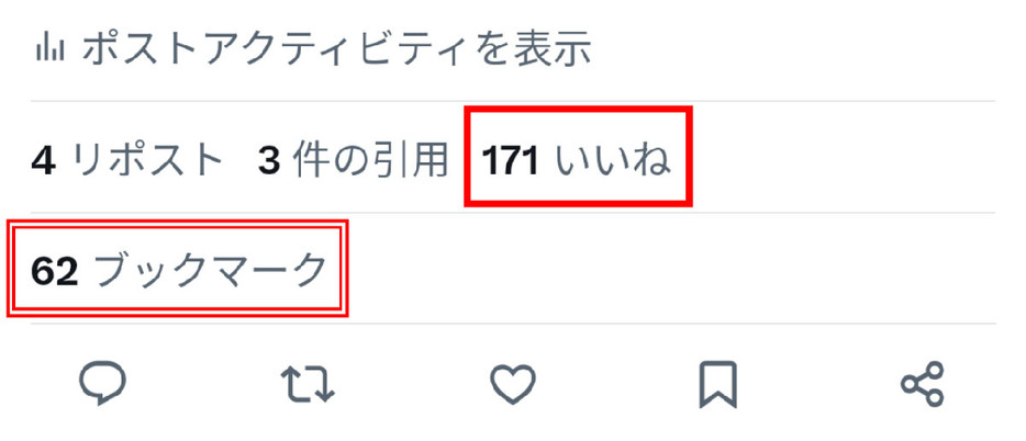 「いいね」と「ブックマーク」