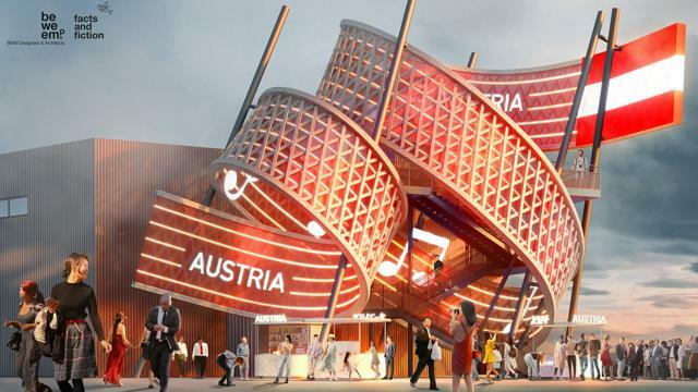 オーストリアのパビリオンの完成イメージ（Ｃ） Expo Austria/BWM Designers ＆ Architects