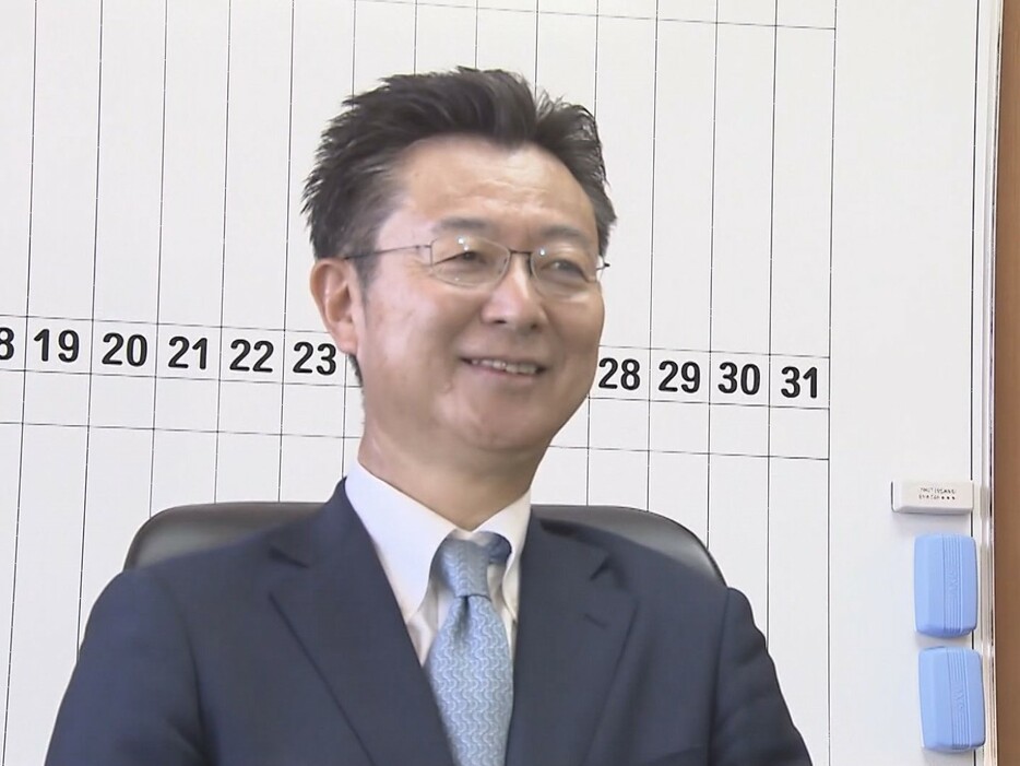 池田町長選挙で初当選した竹中誉新町長 2024年6月10日