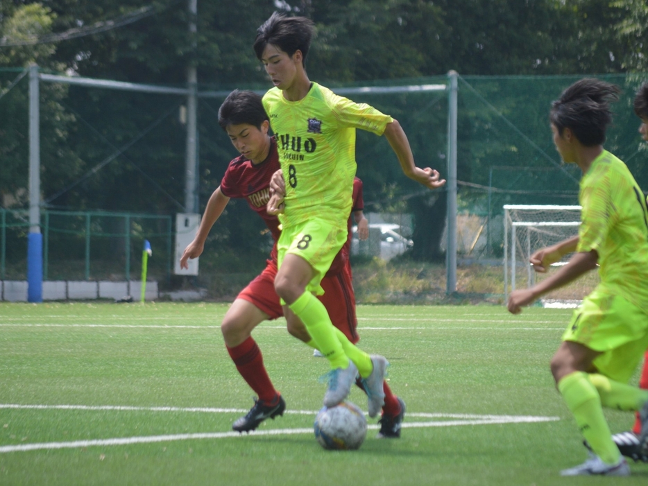 中央学院 vs 東葛飾(写真＝佐藤亮太)