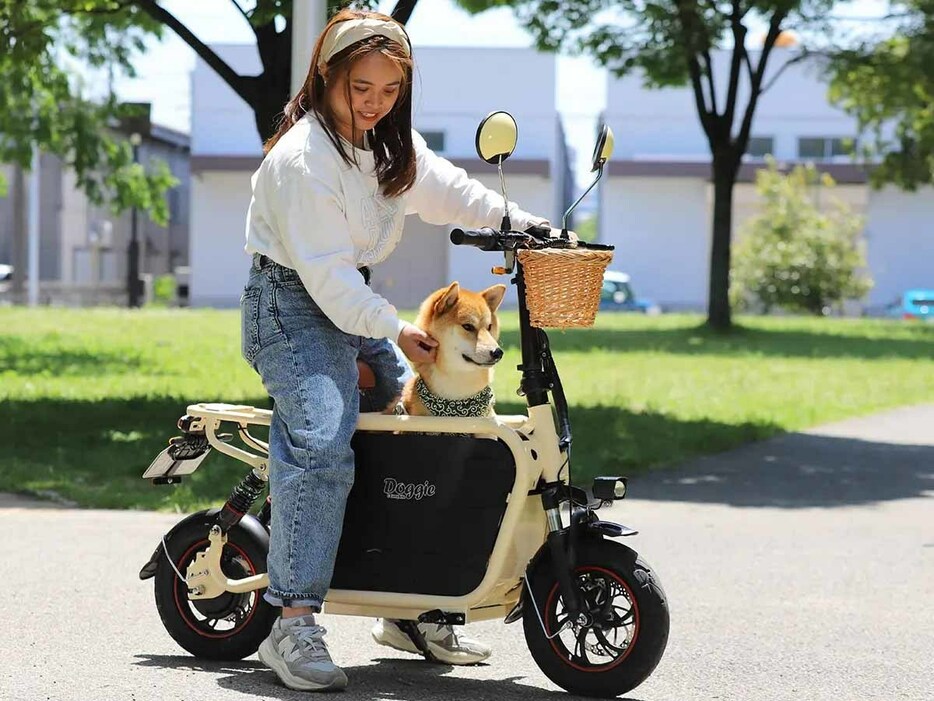 愛犬と旅する電動バイク「Doggie」