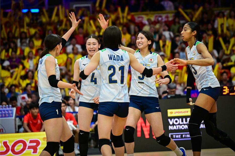 女子日本代表【写真：Volleyball World】