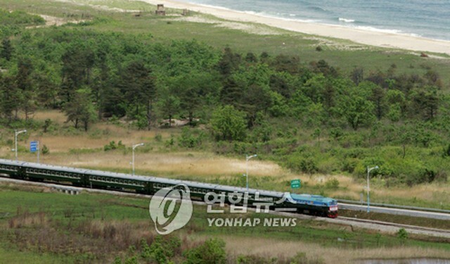 2007年に行われた東海線の試験運行の様子（資料写真）＝（聯合ニュース）