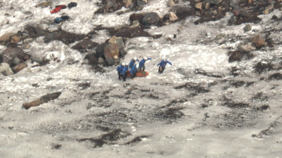 静岡県警の山岳遭難救助隊（6月26日）