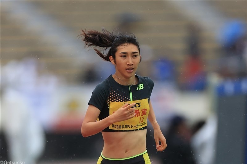 日本選手権1500mで優勝した田中希実（写真は兵庫リレー）