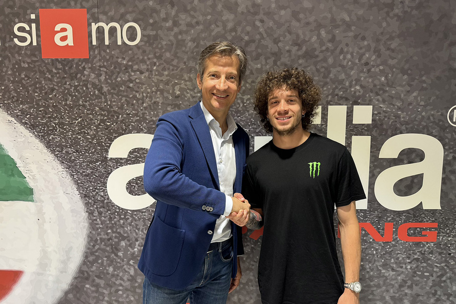MotoGP：2025年から複数年契約でアプリリア・レーシングから参戦するマルコ・ベゼッチとマッシモ・リボラ