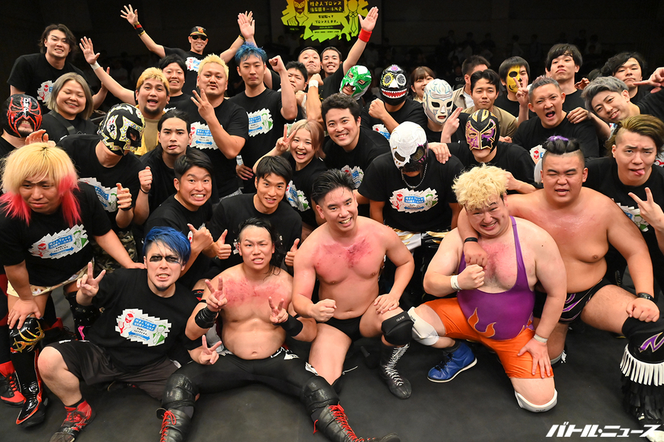 有給プロレスに参加した社会人プロレスラーたち