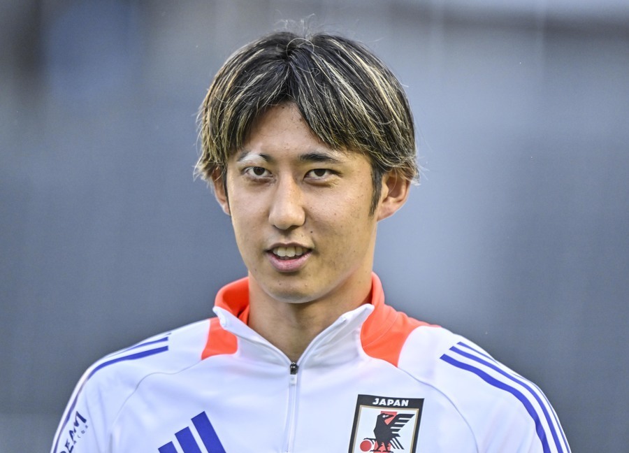 バイエルンへの移籍が発表されたサッカー日本代表の伊藤洋輝　写真：中地拓也