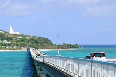 （資料写真）人工浮島の設置が計画されている古宇利島