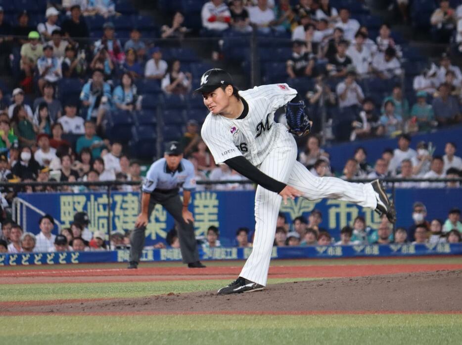 先発で好投し今季初勝利を挙げた中森投手