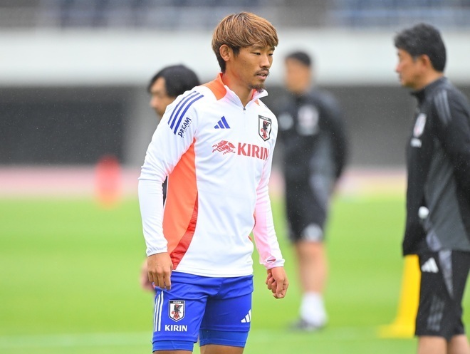 守田が評価した日本代表戦士は？ 写真：金子拓弥（サッカーダイジェスト写真部）