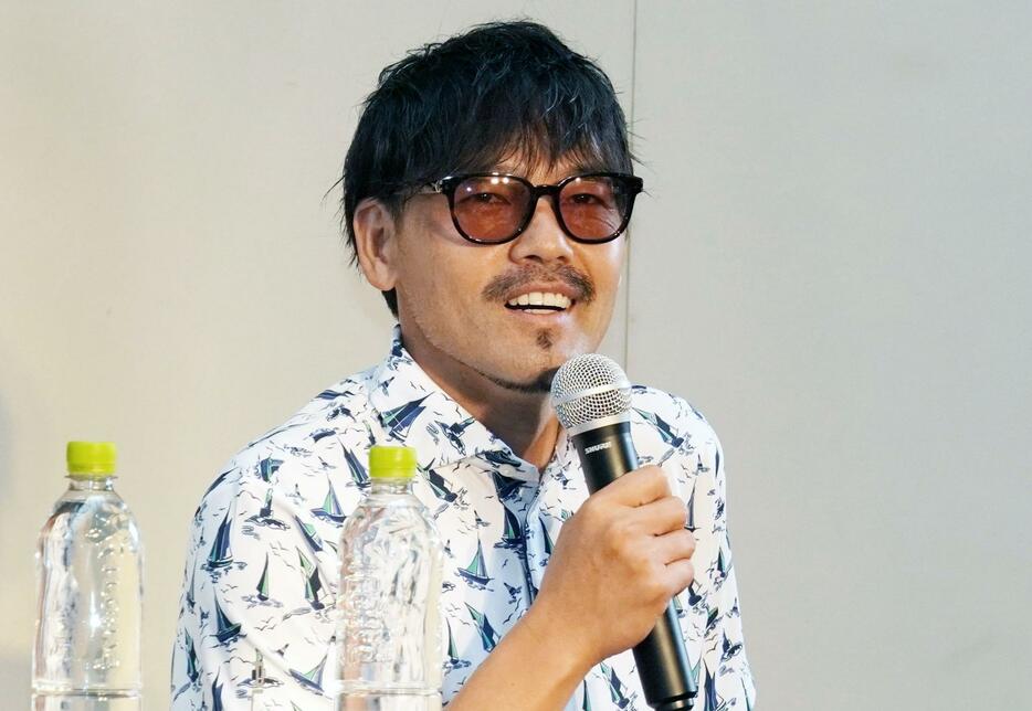 「父の日」記念のトークショーに参加したサッカー元日本代表の松井大輔さん