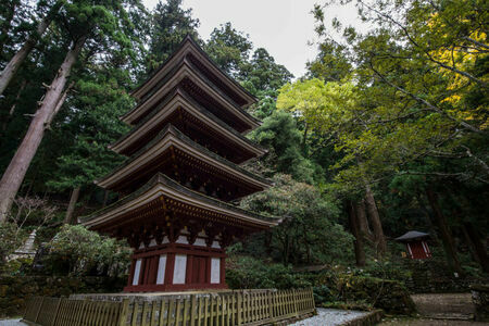 室生寺の五重塔。後述の修復後の姿　photo by gettyimages