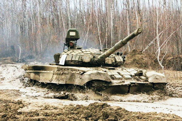 T-72戦車（画像：ロシア国防省）。
