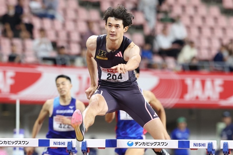 日本選手権男子400mHで初優勝を飾った豊田兼