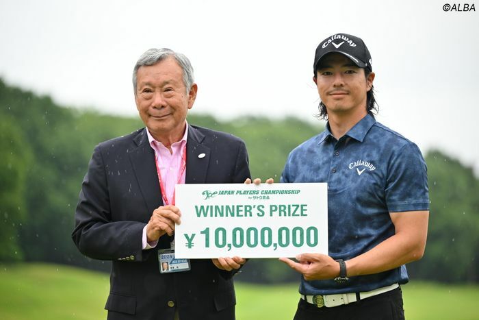 石川遼が優勝賞金1000万円を獲得。ランキング7位に浮上した