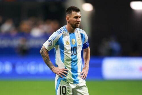 アルゼンチン代表の勝利に貢献したメッシ [写真]=Getty Images