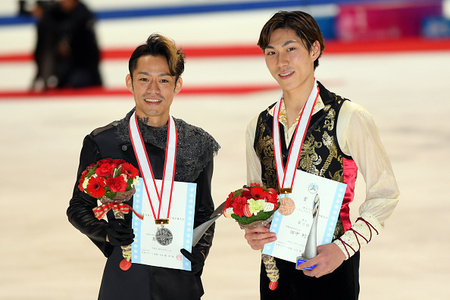 2018年7月現役選手に復帰、12月の全日本で銀メダルをとった　Photo by Getty Images