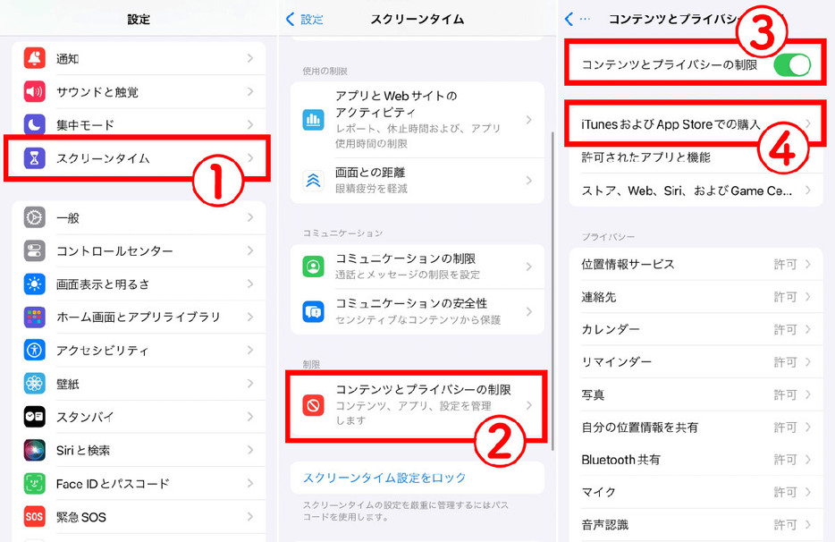 【iPhone】スクリーンタイム機能を使う1