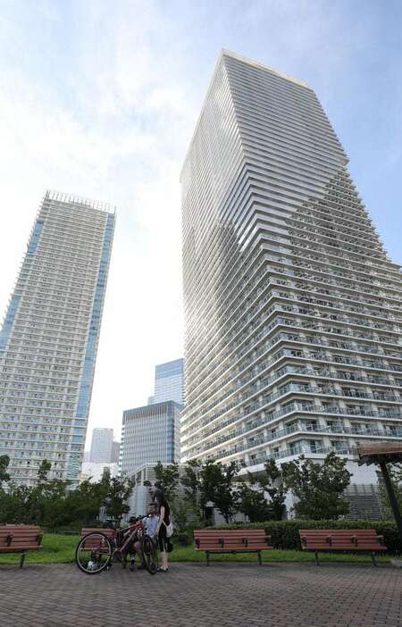 東京都中央区のタワーマンション（松井英幸撮影、本文と写真は関係ありません）
