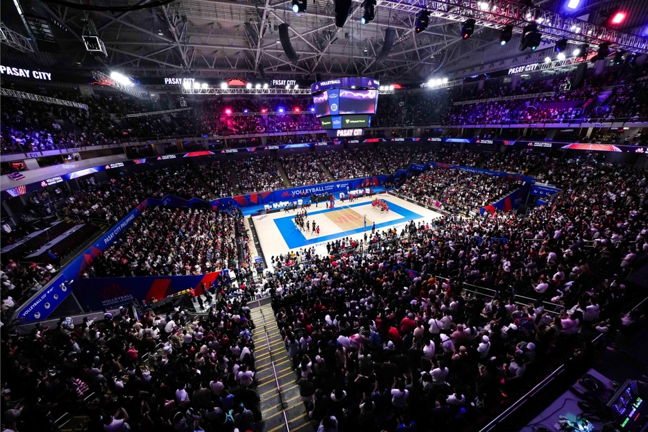 パリオリンピック2024の男子バレーボール競技の組み合わせ抽選会が行われた【写真：Volleyball World】