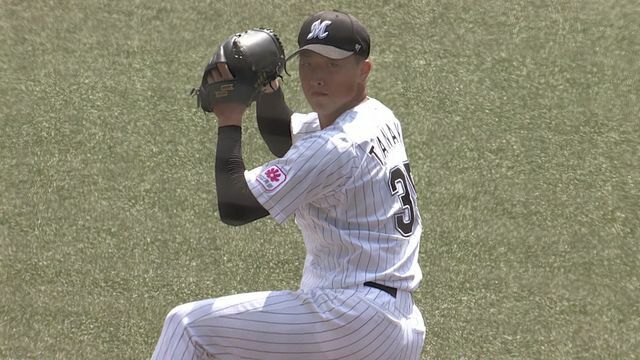 プロ初登板初先発のロッテ・田中晴也投手