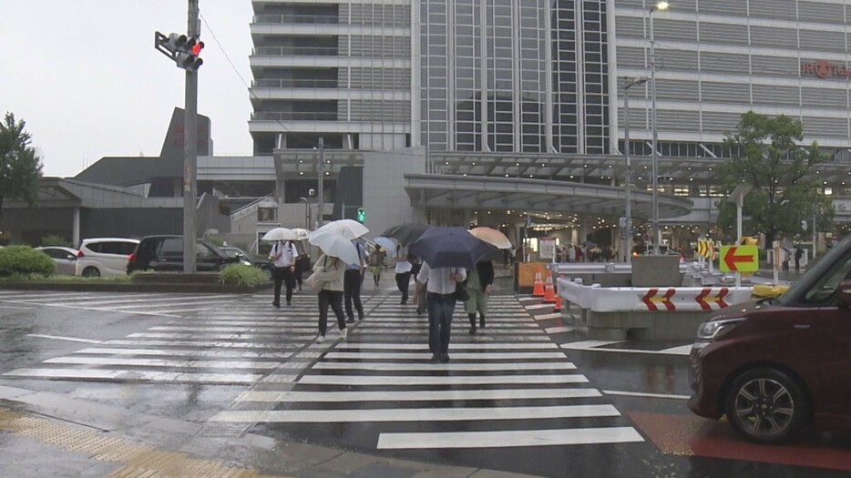 名古屋駅前 6月18日午前8時過ぎ